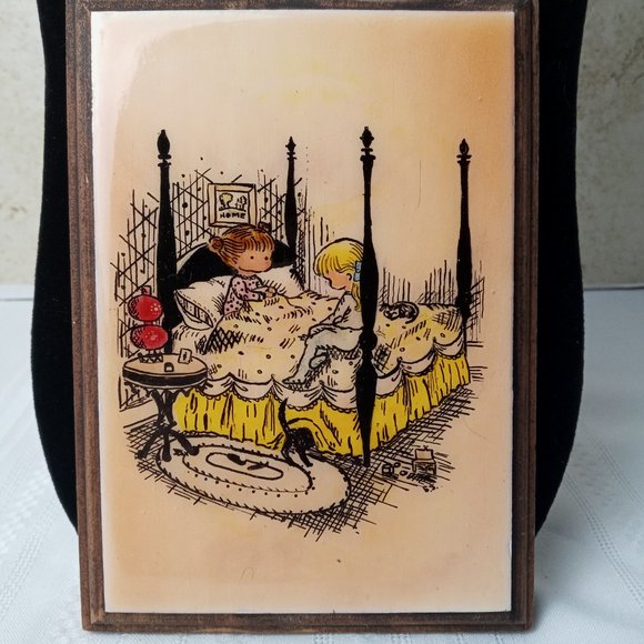 Joan Walsh Anglund 1960 Love Is A Special Way of Feeling Sky Wooden Wall Plaque - Picture 5 of 8